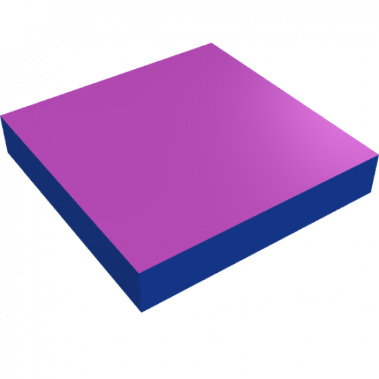 Tile 2 x 2 with Purple Top Pattern