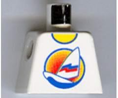 Torso Paradisa Sailboat with Sunset Pattern