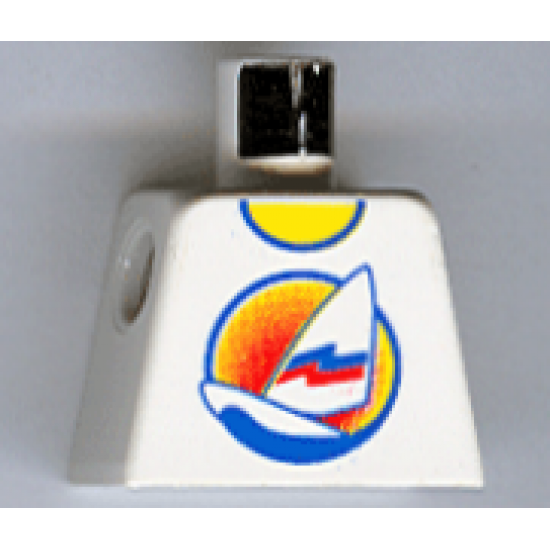 Torso Paradisa Sailboat with Sunset Pattern