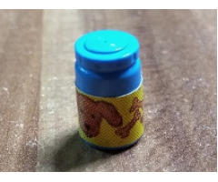 Scala Accessories Jar Jam / Jelly, Label with Brown Dog Face and Bones Pattern (Sticker) - Set 3110