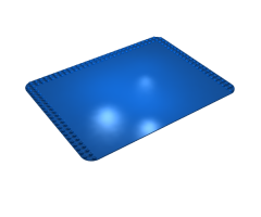 Baseplate 24 x 32 with Studs on Edges