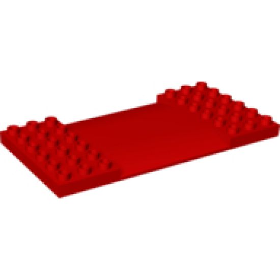 Duplo, Plate 6 x 12 with Center Ramp