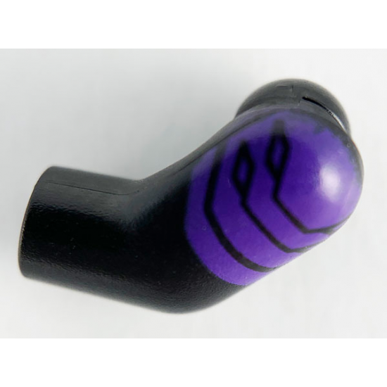 Arm, Left with Dark Purple Plated Shoulder Armor Pattern
