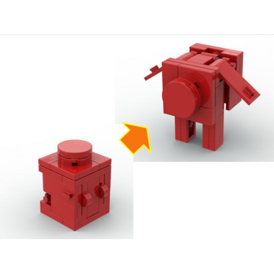 1x1 Brickformer (Red)