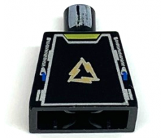 Torso Alpha Team Arctic Logo, Zippers and Blue Tabs Pattern
