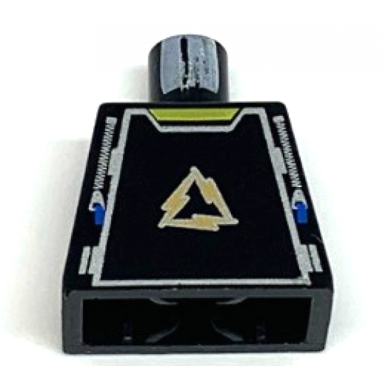 Torso Alpha Team Arctic Logo, Zippers and Blue Tabs Pattern
