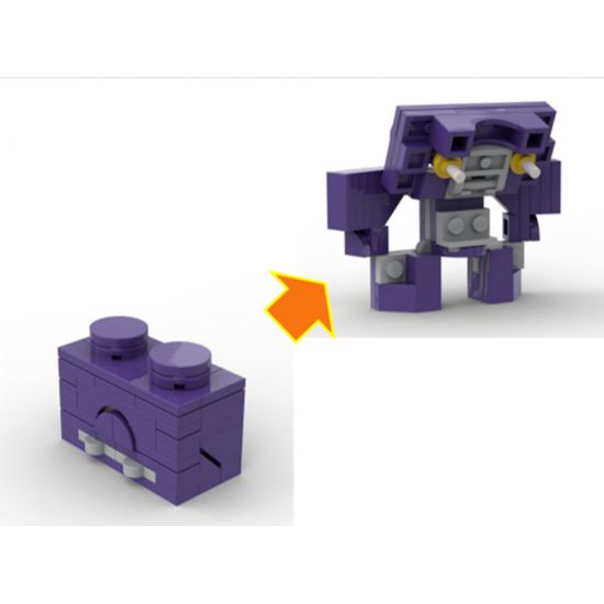 1x2 Brickformer (Purple)