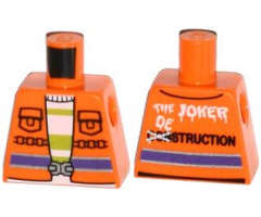 Torso Batman Safety Vest with 'THE JOKER DESTRUCTION' Pattern