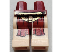 Hips and Light Nougat Legs with SW Leia Slave Pattern