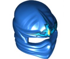 Minifigure, Headgear Ninjago Wrap with Lightning Energy Pattern