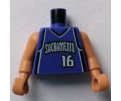 Torso NBA Sacramento Kings #16 Pattern / Nougat NBA Arms / Nougat Hands