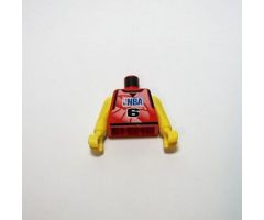 Torso NBA Player Number 6 Pattern / Yellow NBA Arms