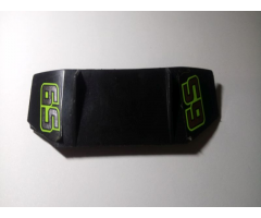 Technic, Panel Car Spoiler 3 x 8 with Three Holes and '65' with Lime Outline Pattern on Both Ends (Stickers) - Set 8496