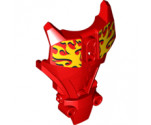 Hero Factory Full Torso Armor with Yellow Flames Pattern (Furno)