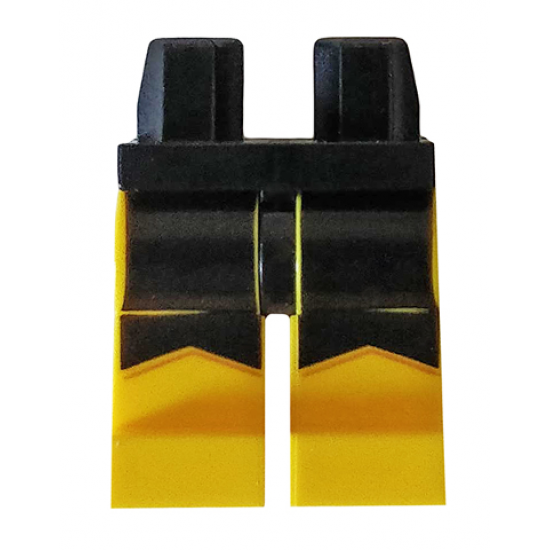 Hips and Yellow Legs with Black Scalloped Panels Pattern