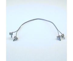 Electric, Wire 12V / 4.5V with 2 Leads, 28 Studs (22cm) Long with 4 Light Gray Electric, Connector, 1-Way Male Squared