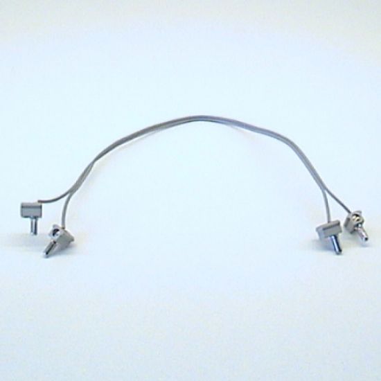 Electric, Wire 12V / 4.5V with 2 Leads, 28 Studs (22cm) Long with 4 Light Gray Electric, Connector, 1-Way Male Squared