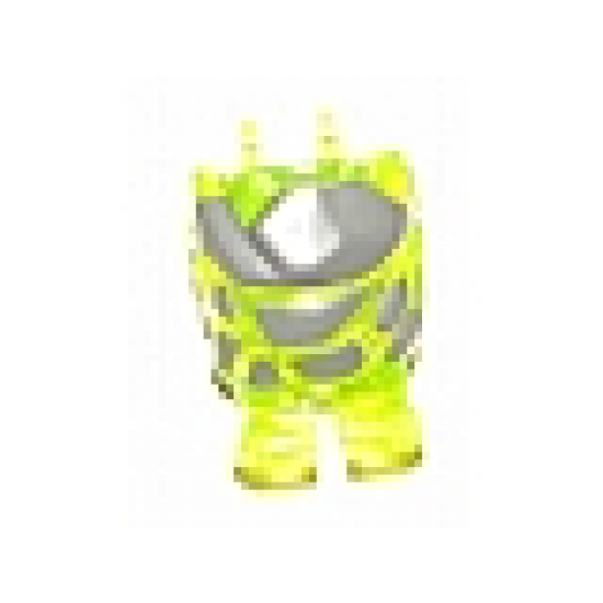 Body Rock Monster with Dark Bluish Gray Pattern