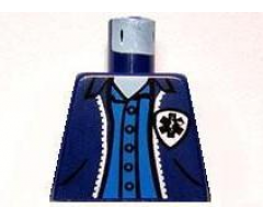 Torso Spider-Man Jacket with EMT Star of Life Logo and Button Down Shirt Pattern