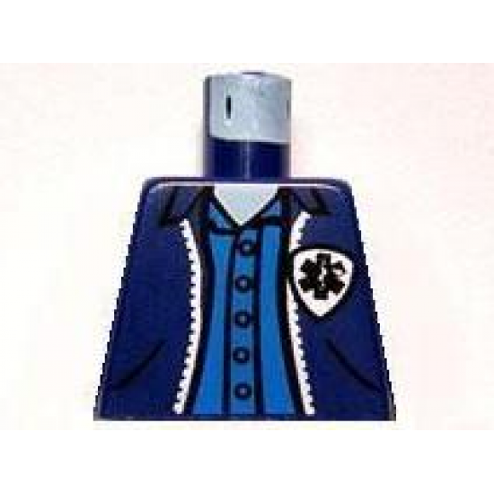 Torso Spider-Man Jacket with EMT Star of Life Logo and Button Down Shirt Pattern