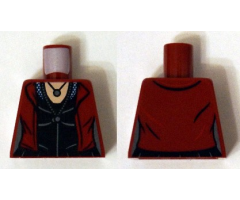 Torso Female Jacket over Black Top with Necklace Pattern (Scarlet Witch)