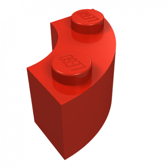 Brick, Round Corner 2 x 2 Macaroni without Stud Notch