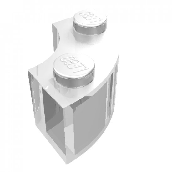 Brick, Round Corner 2 x 2 Macaroni without Stud Notch