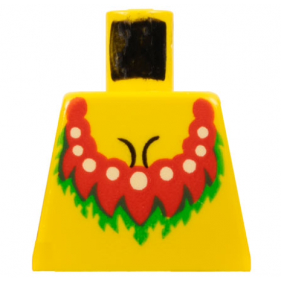 Torso Pirate Islanders with Red Female Neckline Pattern