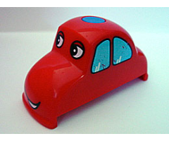 Duplo, Vehicle Car Body Rounded with Face Pattern & Sound (fits over Car Base 2 x 4)