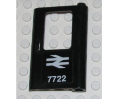 Door 1 x 4 x 5 Train Right with British Railways '7722' Pattern (Sticker) - Set 7722
