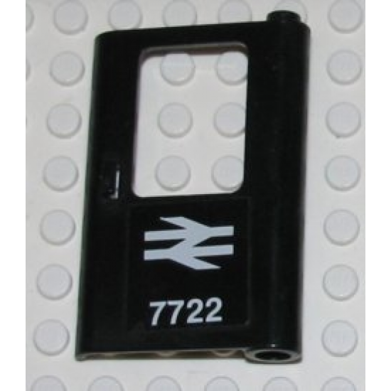 Door 1 x 4 x 5 Train Right with British Railways '7722' Pattern (Sticker) - Set 7722