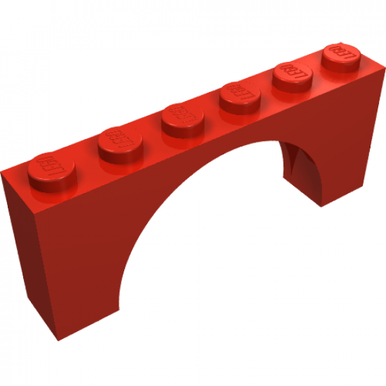 Arch 1 x 6 x 2 - Thin Top without Reinforced Underside