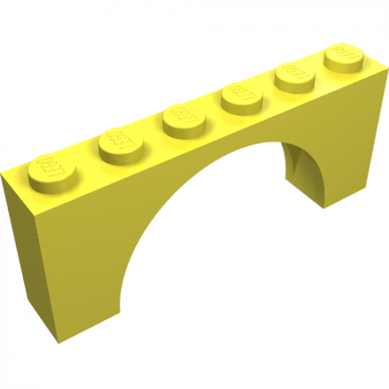 Arch 1 x 6 x 2 - Thin Top without Reinforced Underside