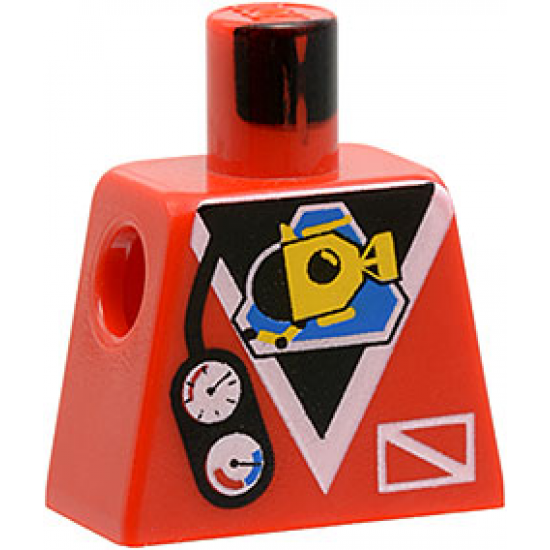 Torso Divers Submarine Logo and Gauges Pattern
