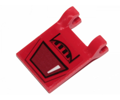 Flag 2 x 2 Square with SW Cloud Car Hull Plate and Vent Pattern (Sticker) - Set 75222