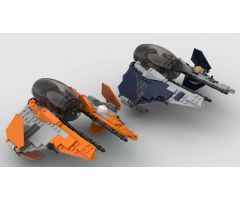 Jedi Interceptor - Anakin and Aayla / Obi-Wan Republic Obsessed Versions