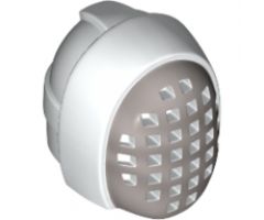 Minifigure, Headgear Fencing Mask with Silver Mesh Pattern