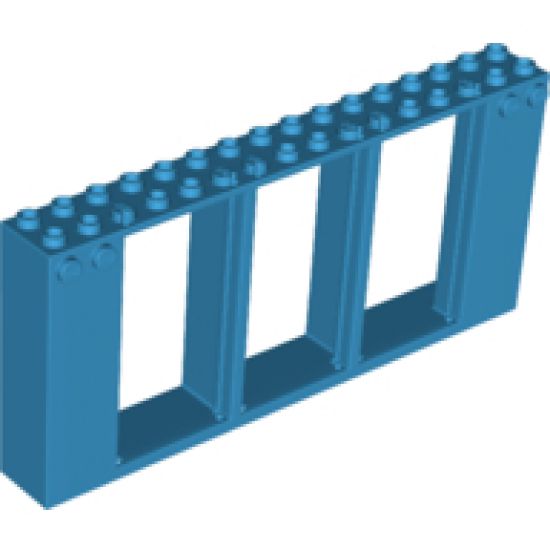 Door, Frame 2 x 16 x 6 with 3 Openings and 2 Studs on Either Side on Front