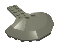 Plate, Modified 2 x 6 with 4 x 8 Half Saucer