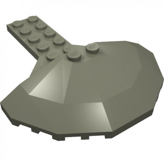 Plate, Modified 2 x 6 with 4 x 8 Half Saucer