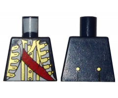 Torso Pirate Governor with Red Sash Pattern
