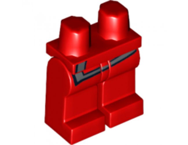 Hips and Legs with Gray Shirt Edge Pattern