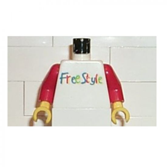 Torso FreeStyle Pattern / Red Arms / Yellow Hands