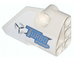 Technic, Panel Fairing # 2 Small Smooth Short, Side B with Propeller and 'TURBO PROP' Pattern (Sticker) - Set 42025