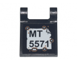 Flag 2 x 2 Square with Note with 'MT 5571' and Metal Rivets Pattern (Sticker) - Set 70840