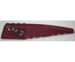Wedge 12 x 3 Right with Cable Pattern (Sticker) - Set 7476