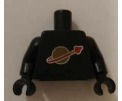 Torso Space Classic Moon Centered vertically Pattern (reissue) / Black Arms / Black Hands