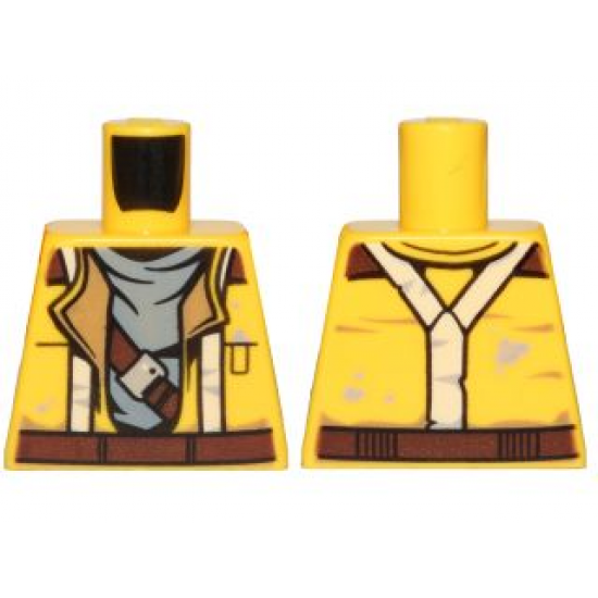 Torso SW Jacket with Suspenders and Gray Undershirt Pattern (Rowan)