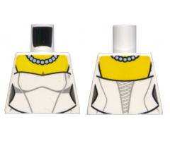Torso Wedding Dress with Necklace Pattern