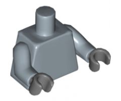 Torso Plain / Sand Blue Arms / Dark Bluish Gray Hands